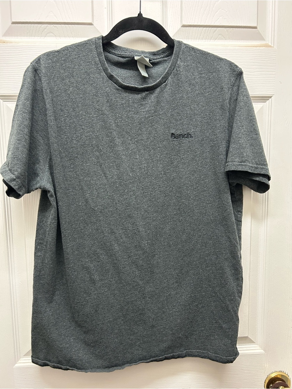 Bench Men's Short Sleeve Crew Tee - Charcoal Gray